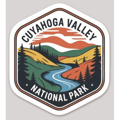 Cuyahoga Valley National Park Die Cut Sticker – Badge