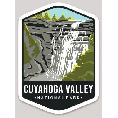 Cuyahoga Valley National Park Die Cut Sticker Large – Emblem Collection 2