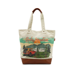 Rocky Mountain Adventure Canvas Tote
