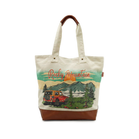 Rocky Mountain Adventure Canvas Tote
