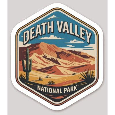 Death Valley National Park Die Cut Sticker – Badge