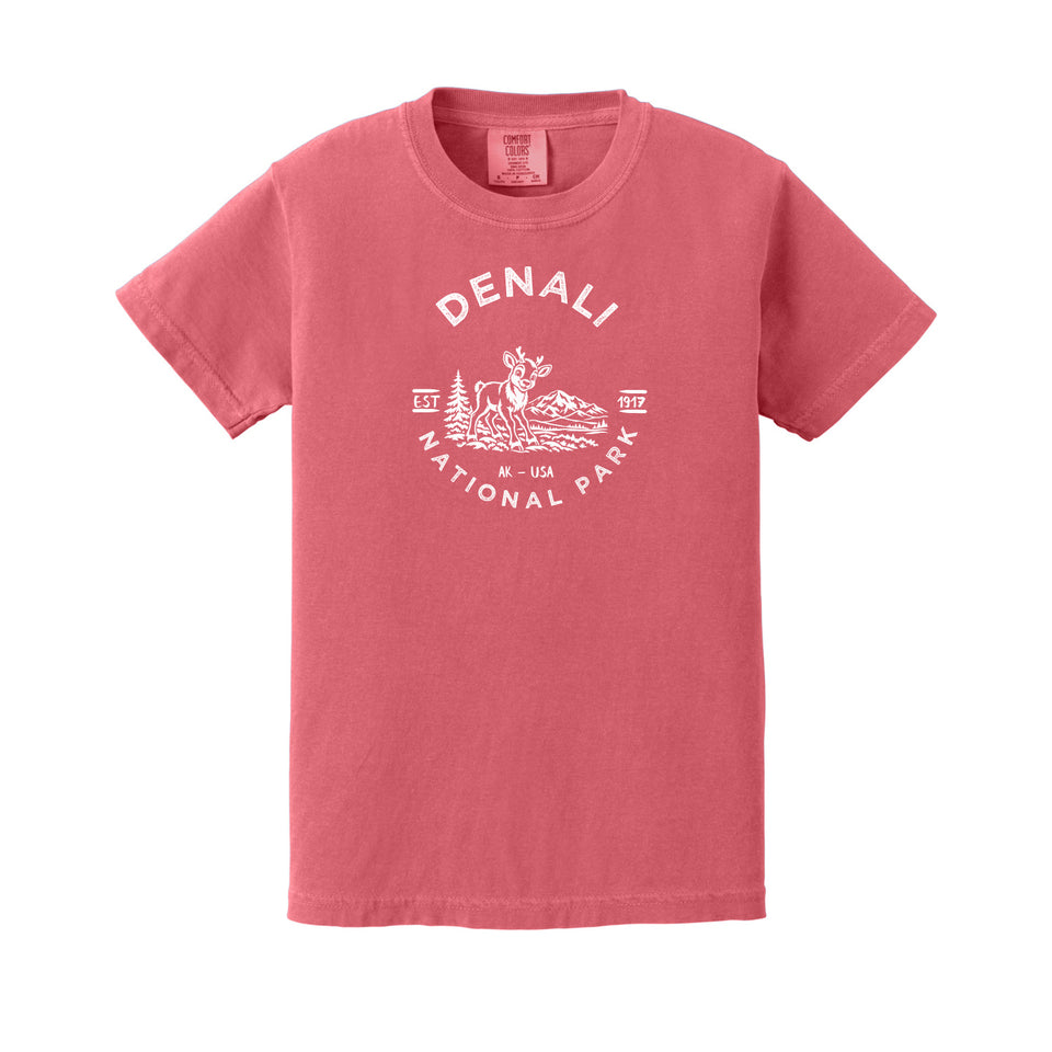 Denali children's Comfort Colors 9018 T-shirt in Watermelon