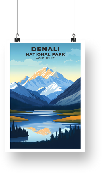 Denali National Park Poster