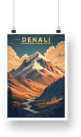 Denali National Park Poster