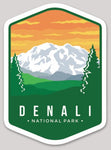 Denali National Park Die Cut Sticker Large