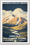 Denali National Park WPA Sticker Large