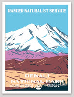 Denali National Park WPA Sticker Large