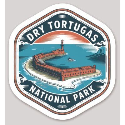 Dry Tortugas National Park Die Cut Sticker – Badge
