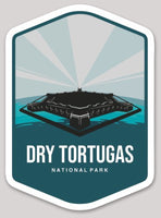 Dry Tortugas National Park Die Cut Sticker Large