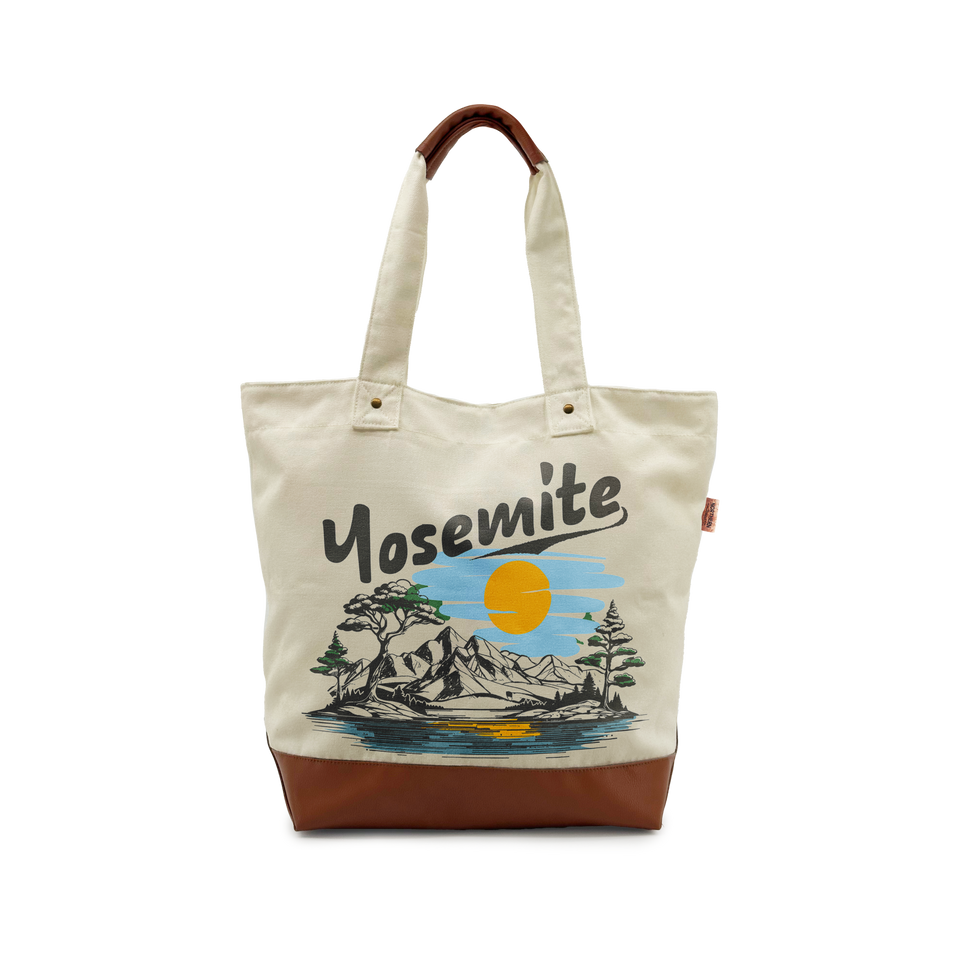 Yosemite Adventure Canvas Tote Bag