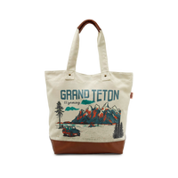 Grand Teton Adventure Canvas Tote Bag