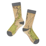 Badlands National Parks Map Socks