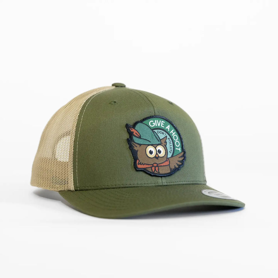 Woodsy Give a Hoot, Dont Pollute National Park Mesh Snapback Hat