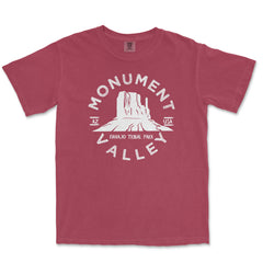 Monument Valley Garment-Dyed T-Shirt in Brick — corrected mockup