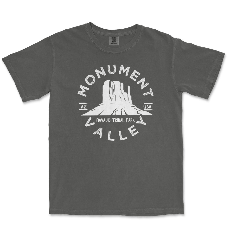 Monument Valley Garment-Dyed T-Shirt in Pepper — corrected mockup