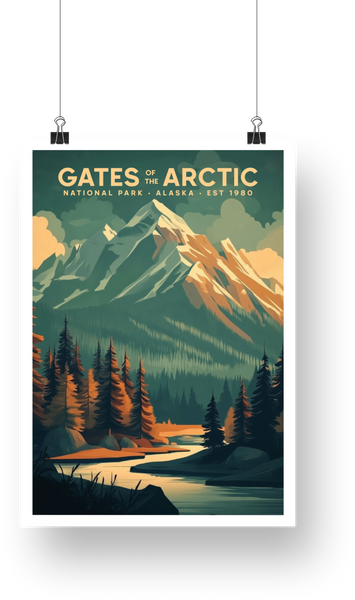 Gates of the Arctic National Park Poster