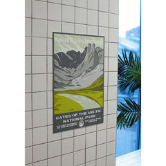 Gates of the Arctic National Park Poster – Green Valley & Gray Ridges – Ranger Header