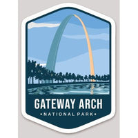 Gateway Arch National Park Die Cut Sticker Large