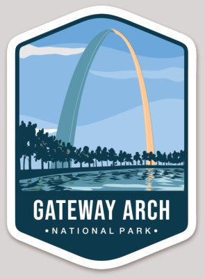 Gateway Arch National Park Die Cut Sticker Large
