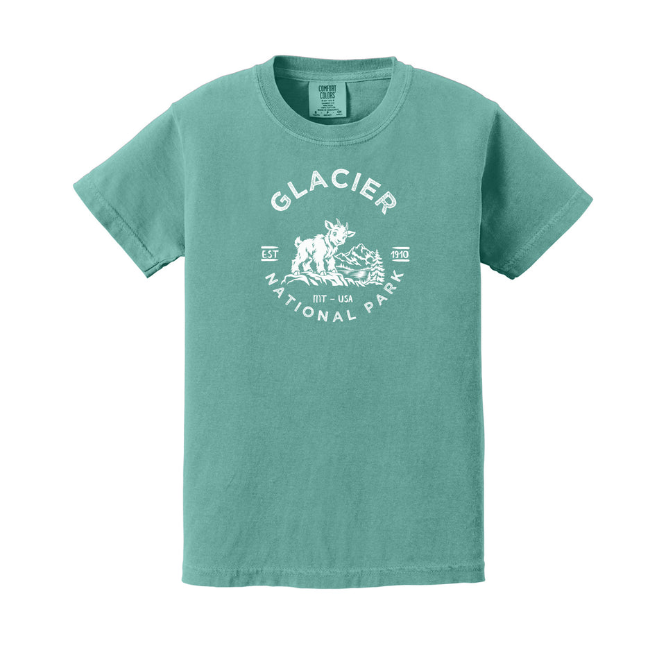 Glacier children's Comfort Colors 9018 T-shirt in Seafoam
