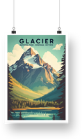 Glacier National Park Poster