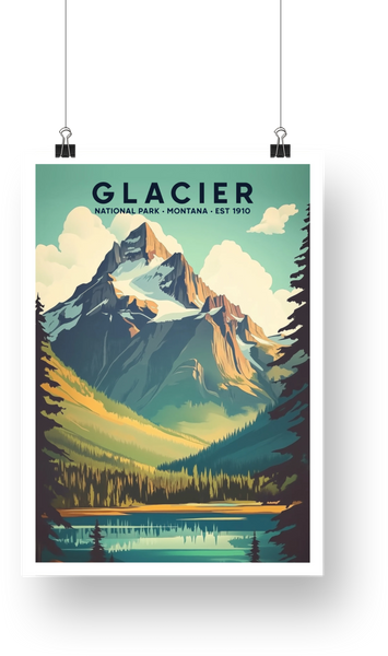 Glacier National Park Poster