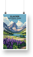 Glacier National Park Poster