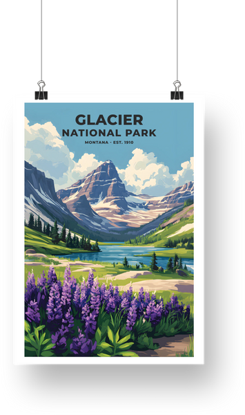 Glacier National Park Poster