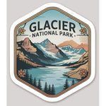 Glacier National Park Die Cut Sticker