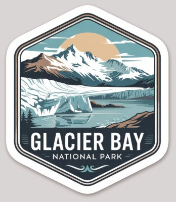 Glacier Bay National Park Die Cut Sticker