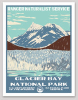 Glacier Bay National Park WPA Sticker Large