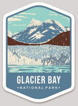Glacier Bay National Park Die Cut Sticker Large