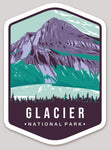 Glacier National Park Die Cut Sticker Large
