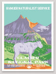 Glacier National Park WPA Sticker Large