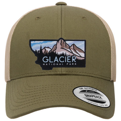 Glacier National Park Mesh Snapback Hat