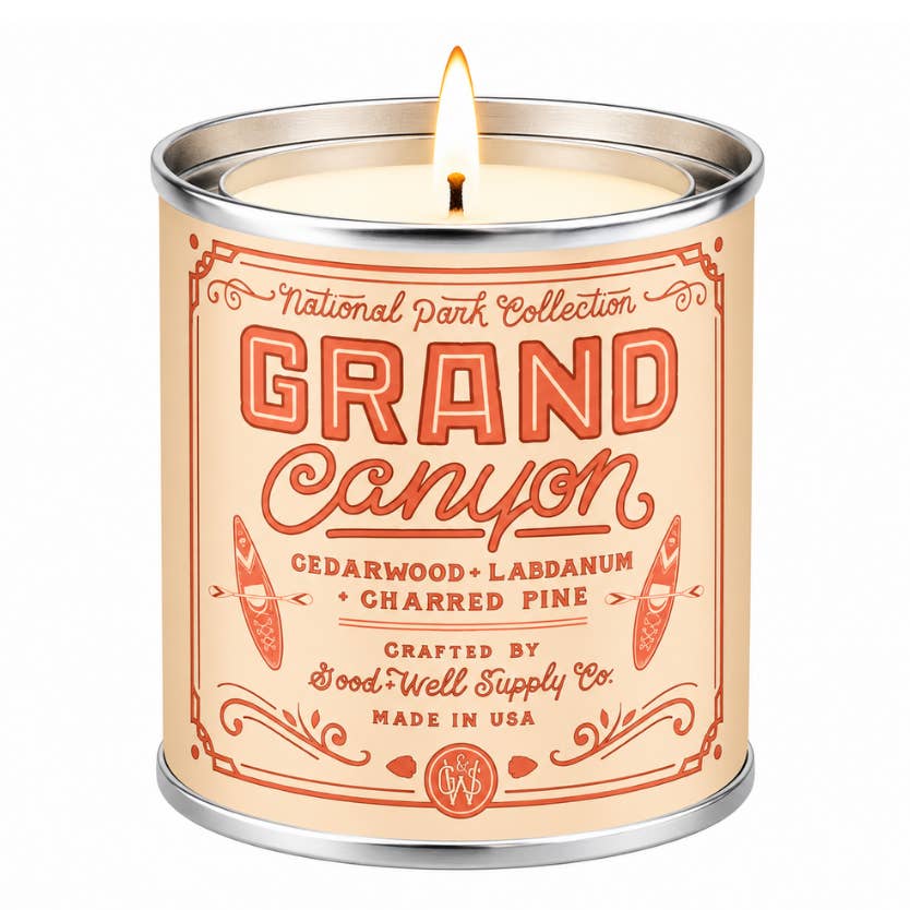 Good & Well Supply Co. Grand Canyon National Park Candle — original Faire product photo