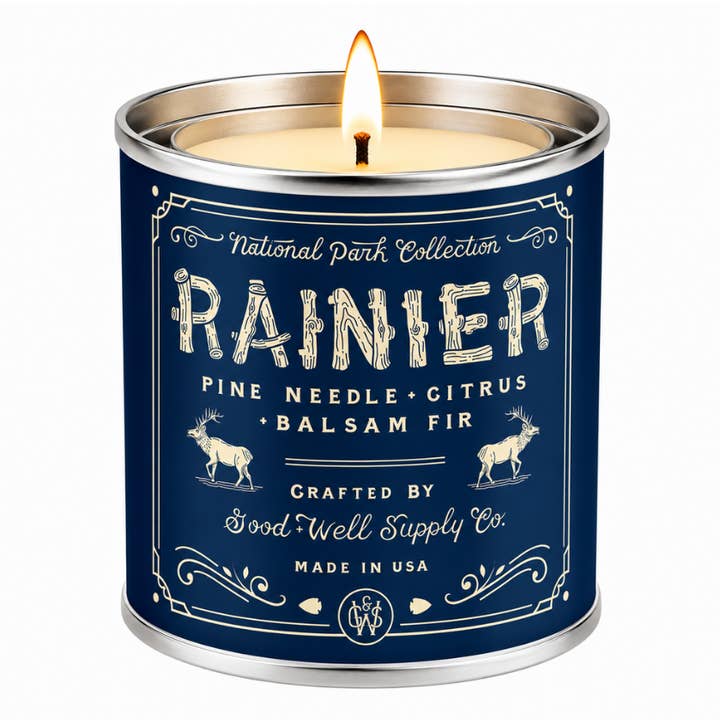 Good & Well Supply Co. Rainier National Park Candle — original Faire product photo