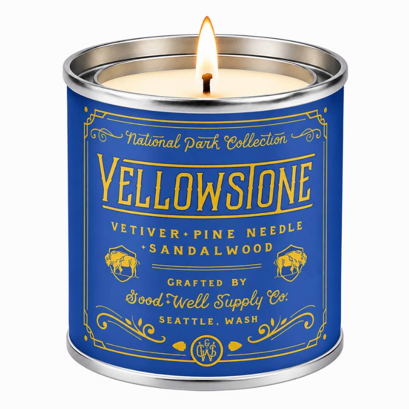 Good & Well Supply Co. Yellowstone National Park Candle — original Faire product photo