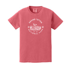 Grand Teton children's Comfort Colors 9018 T-shirt in Watermelon