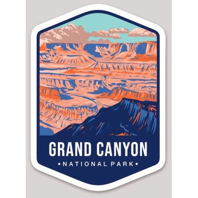 Grand Canyon National Park Die Cut Sticker Large – Emblem Collection 2