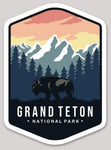 Grand Teton National Park Die Cut Sticker Large