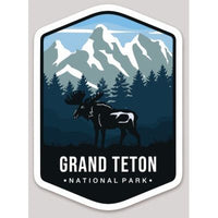 Grand Teton National Park Die Cut Sticker Large