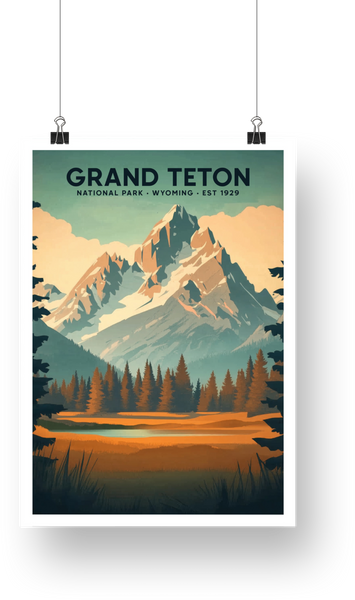 Grand Teton National Park Poster