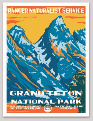 Grand Teton National Park WPA Sticker Large