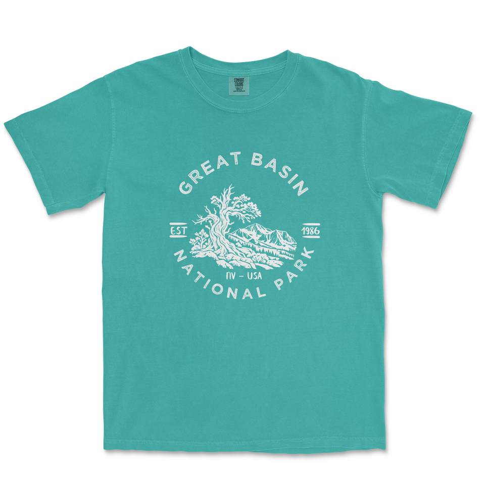 Great Basin National Park T-shirt in Seafoam