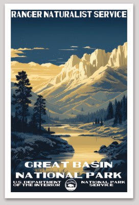 Great Basin National Park WPA Sticker Large