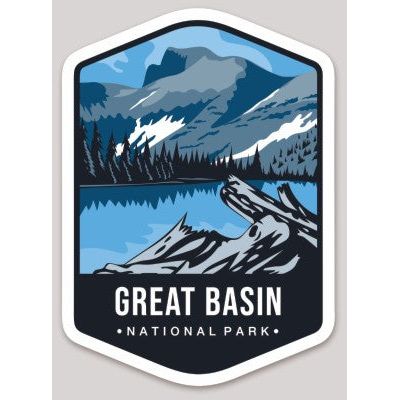 Great Basin National Park Die Cut Sticker Large – Emblem Collection 2