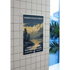 Great Basin National Park Poster – White Mountains & Pine Valley – Ranger Header