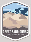 Great Sand Dunes National Park Die Cut Sticker Large