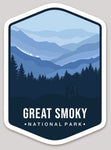 Great Smoky National Park Die Cut Sticker Large